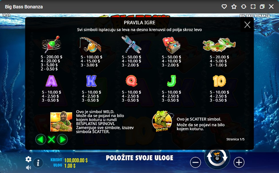 Big Bass Bonanza Demo i besplatna igra