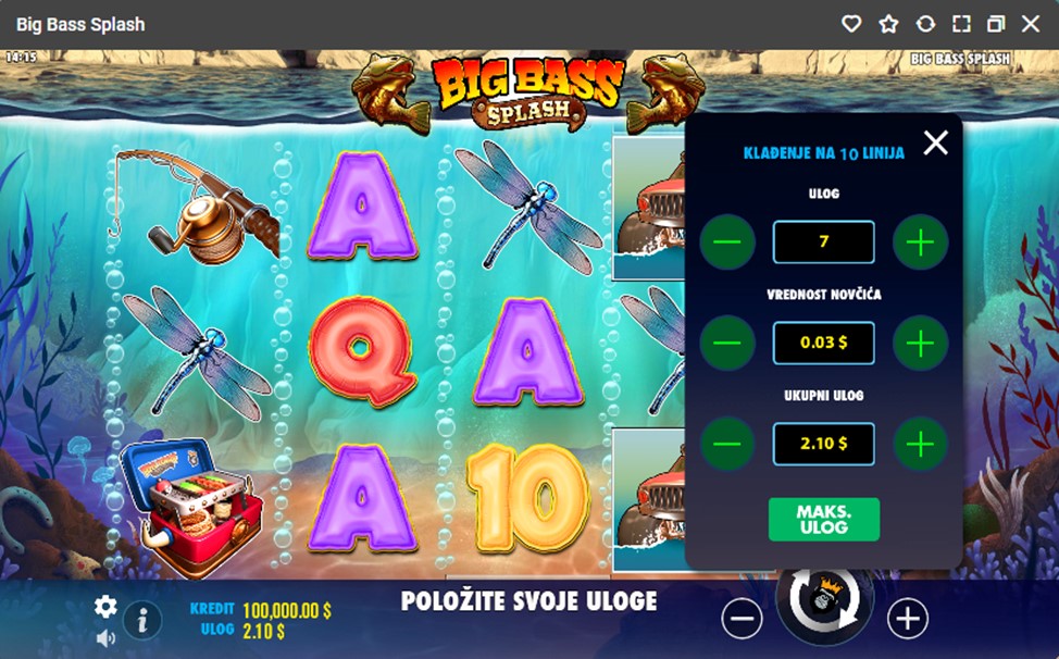Big Bass Splash Demo i besplatna igra