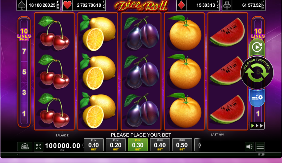 Dice and Roll