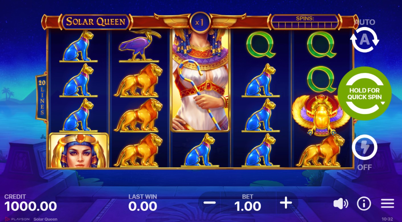 Solar Queen Demo i Besplatna Igra