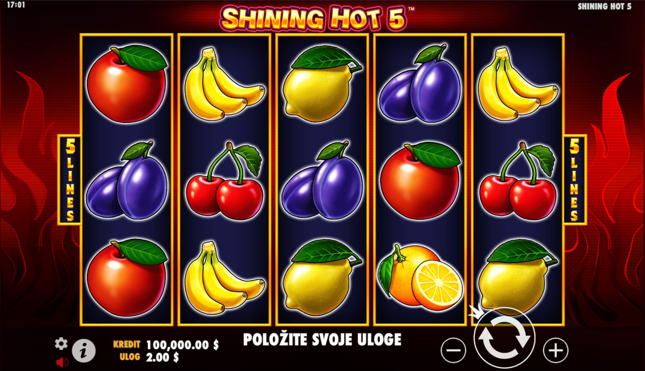 Recenzija Shining Hot 5