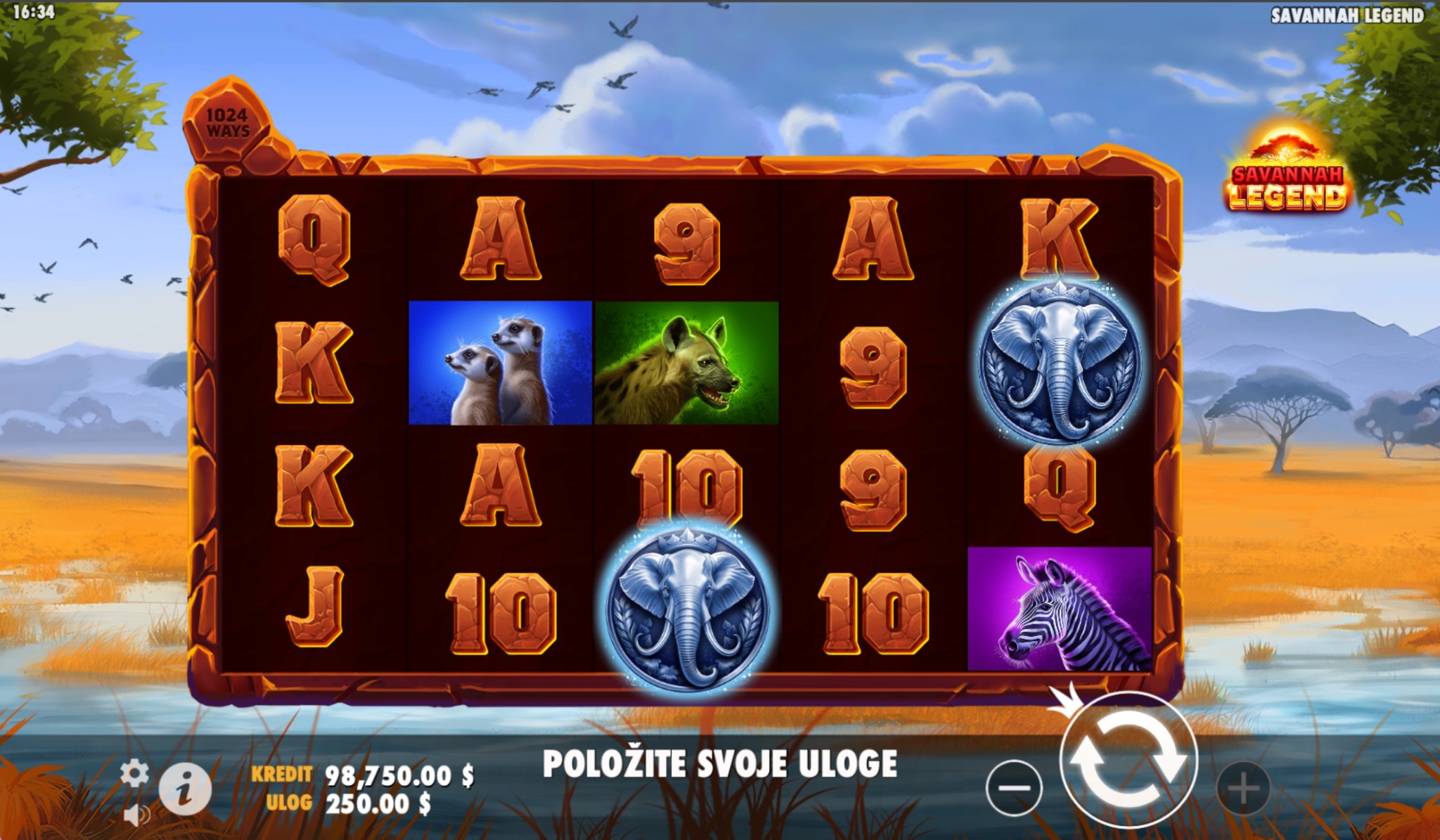 Savannah Legend Demo i Besplatna Igra