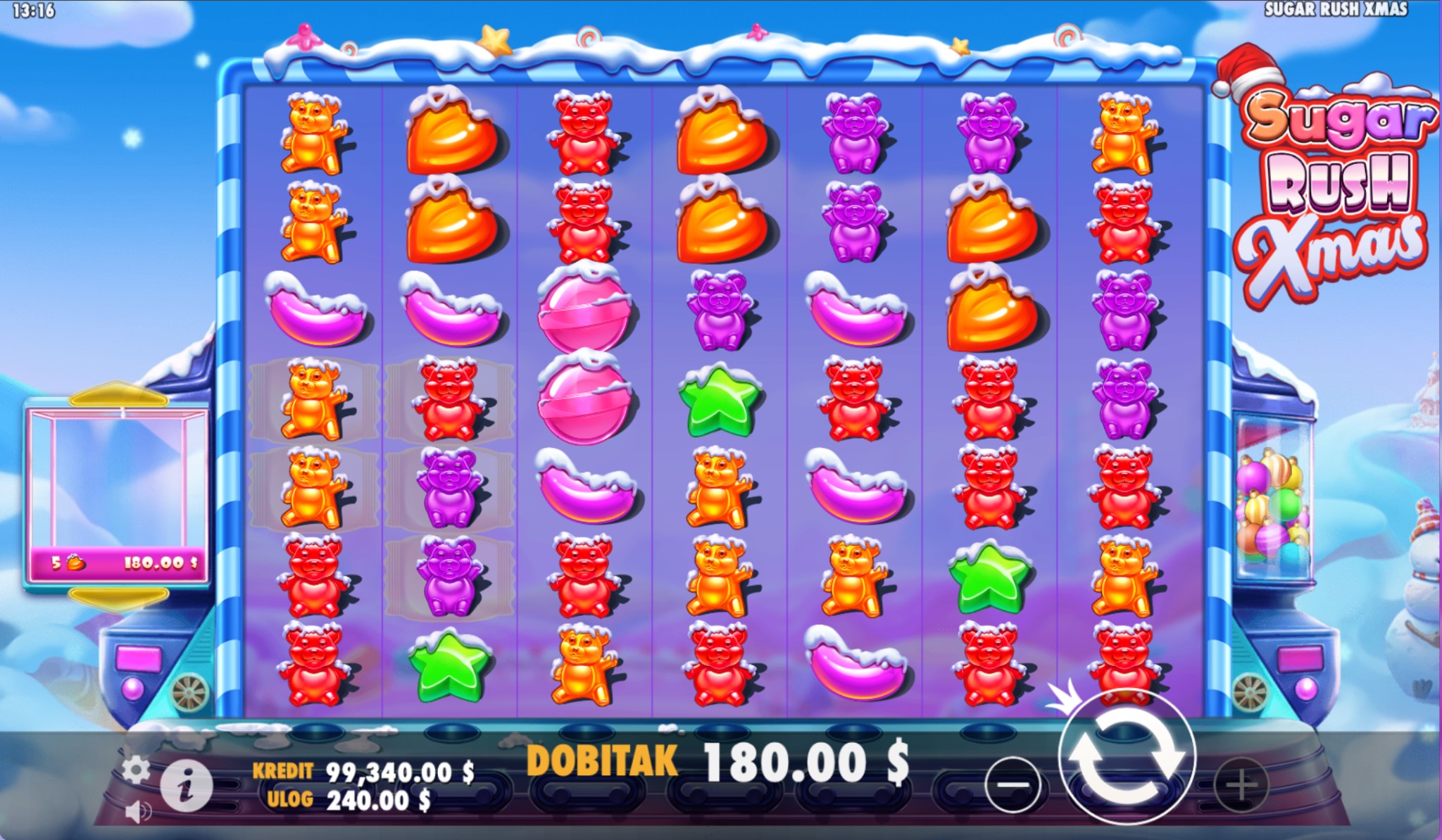 Sugar Rush Xmas Demo i Besplatna Igra