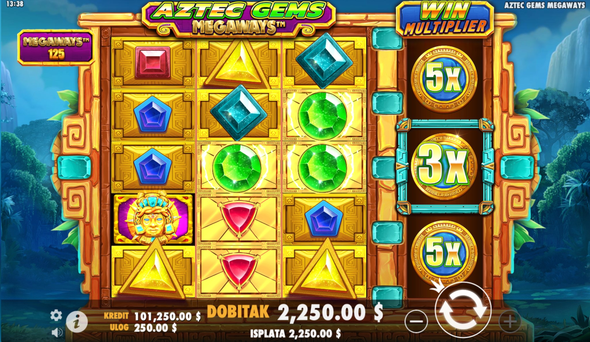 Bonusi i Posebne Funkcije Igre Aztec Gems Megaways