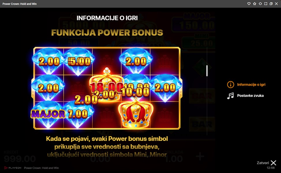 Simboli i tabela isplata