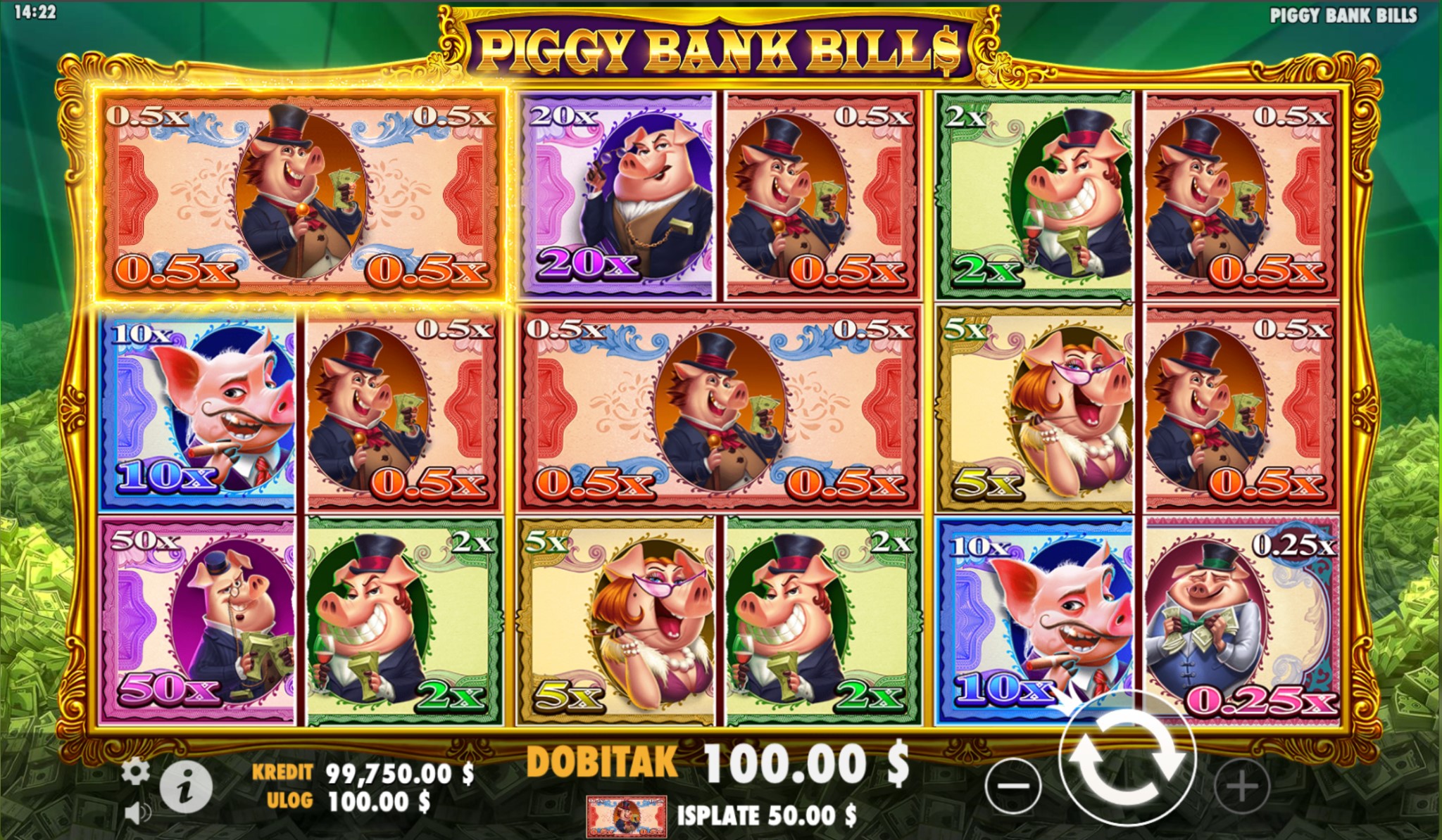 Piggy Bank Bills Demo i Besplatna Igra
