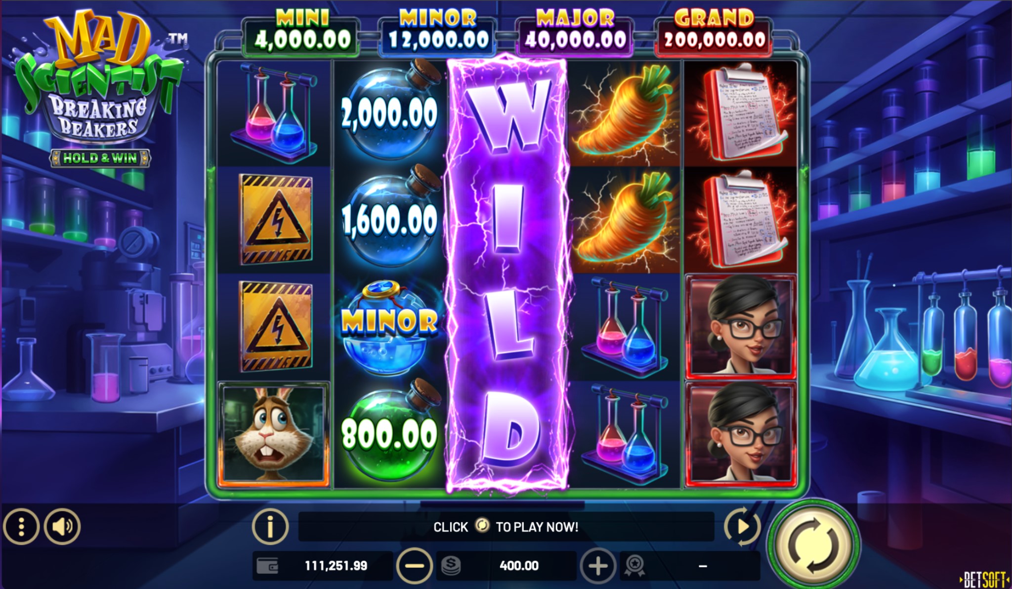 Mad Scientist: Breaking Beakers – Hold & Win Demo i Besplatna Igra