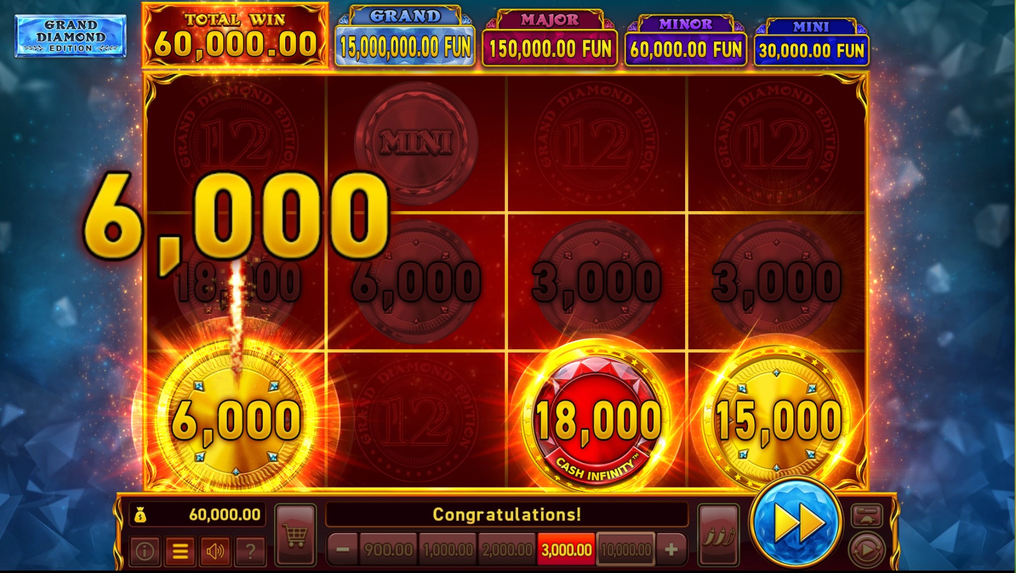 Bonusi i Posebne Funkcije Igre 12 Coins Grand Diamond Edition