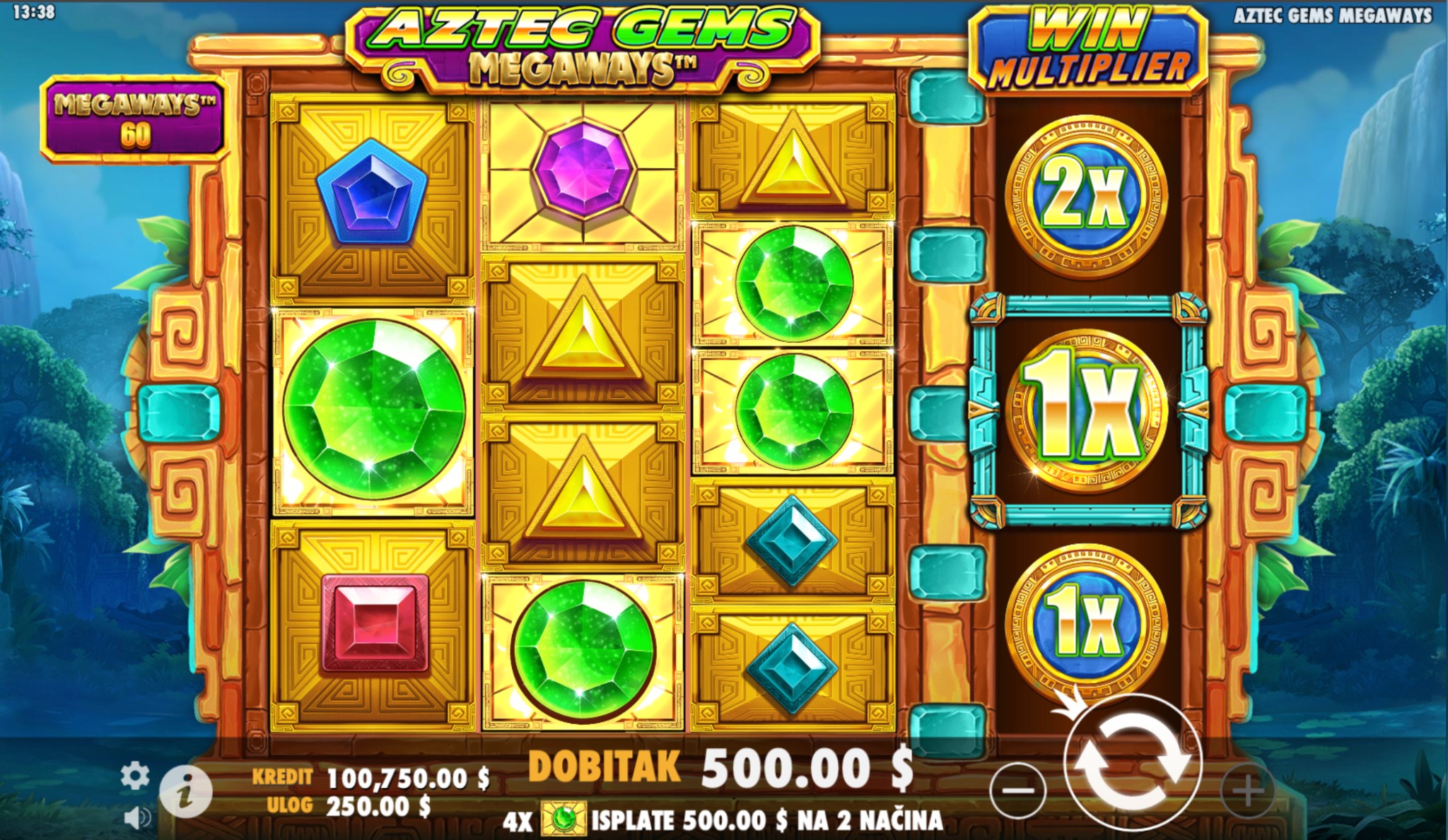 Aztec Gems Megaways Demo i Besplatna Igra