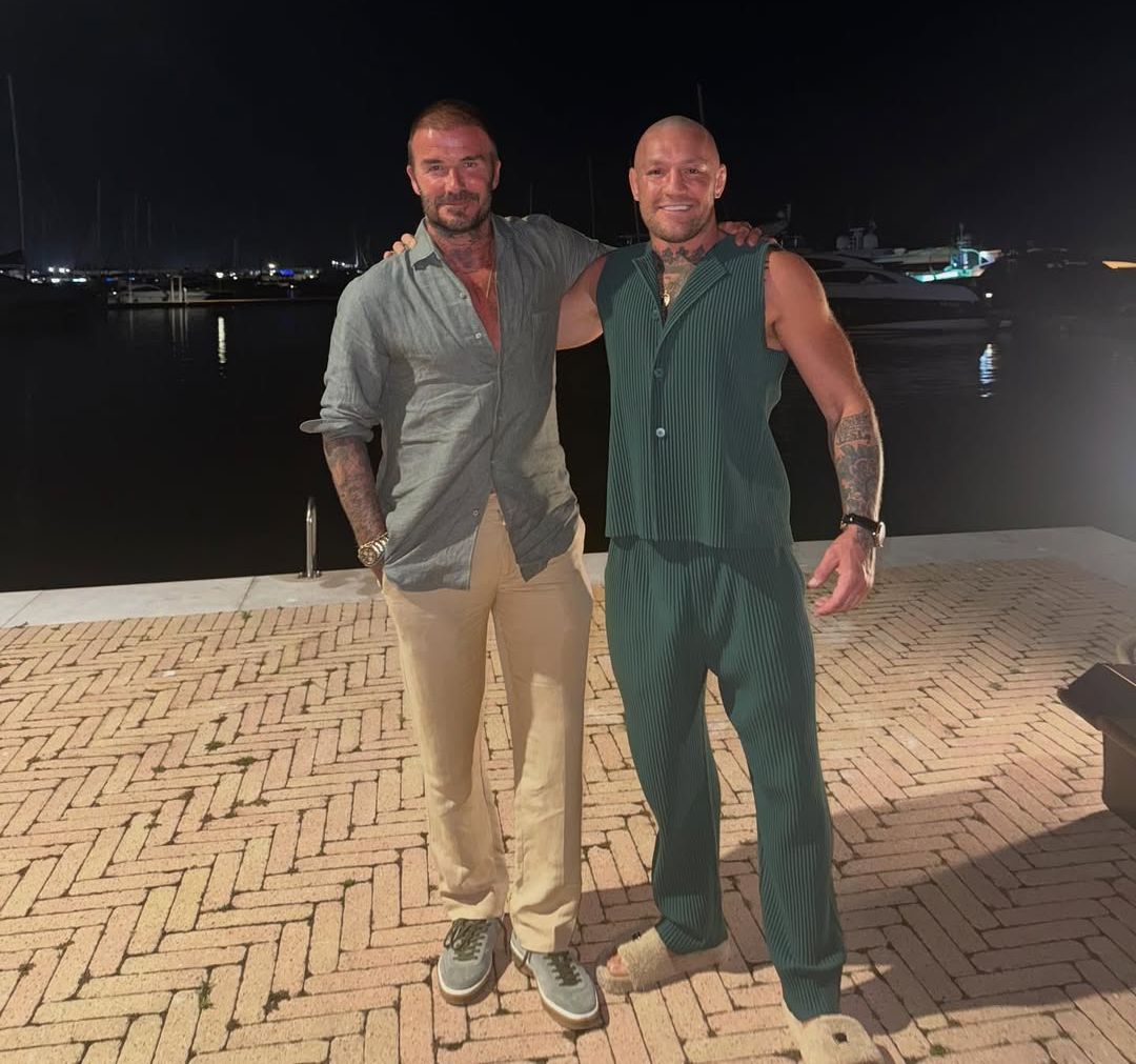 „Tvoja dinastija izaziva poštovanje.“ Konor Mekgregor se sreo sa Dejvidom Bekamom