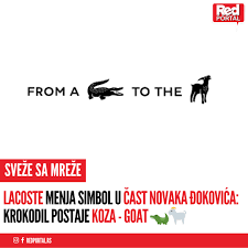 Brend Lacoste promenio logo zbog Đokovića