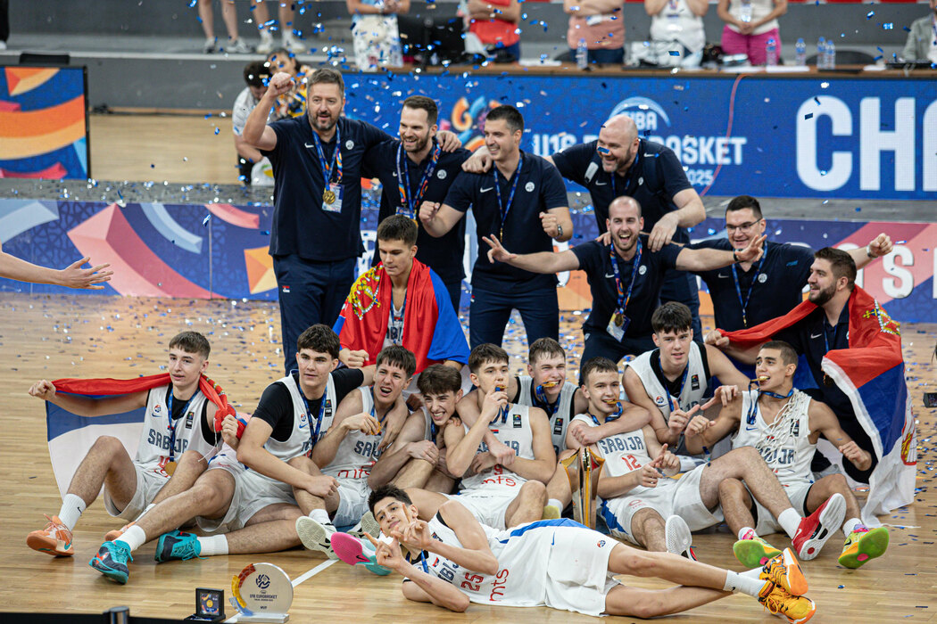 U16 reprezentacija Srbije šampion Evrope u košarci