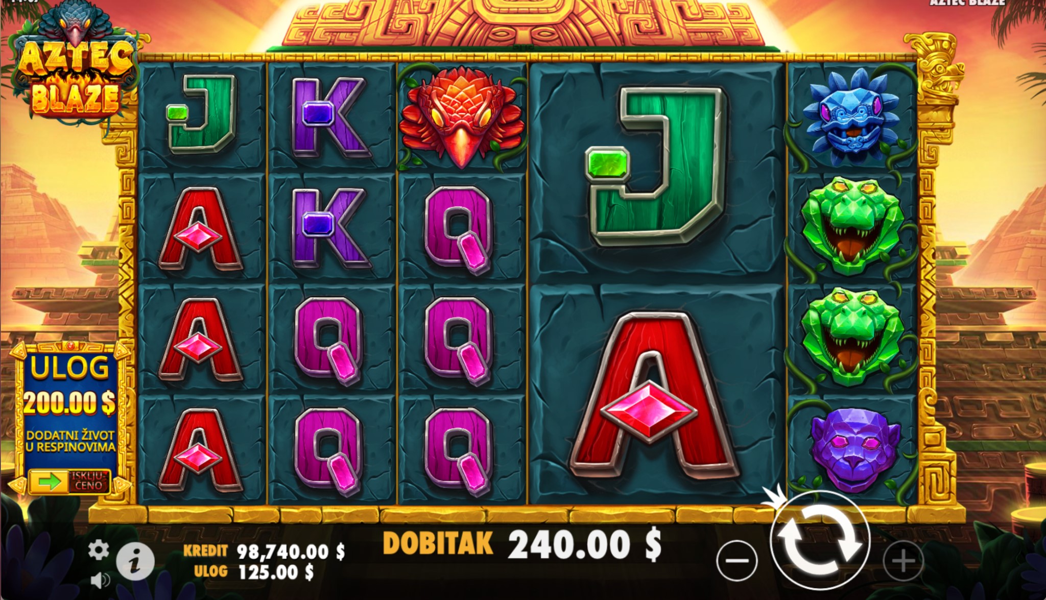 ✅ Aztec Blaze Demo i Besplatna Igra