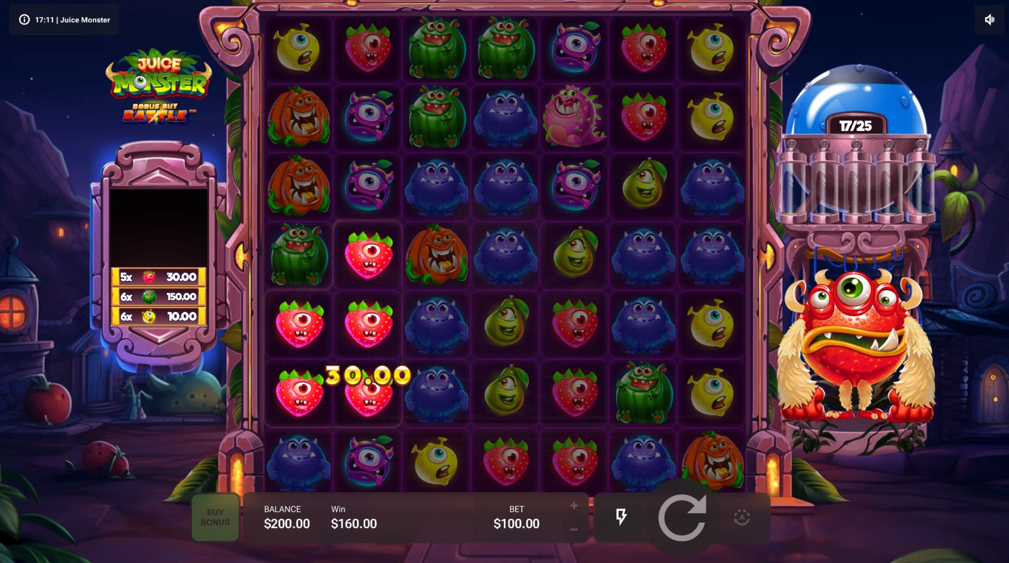 Juice Monster RTP, Maksimalni Dobici i Volatilnost