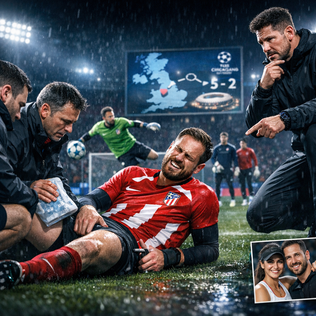 Jan Oblak neće biti u sastavu Atletiko Madrida za duel protiv Totenhama u revanšu osmine finala Lige šampiona, pošto je otpao sa spiska putnika za London zbog problema sa povredom.