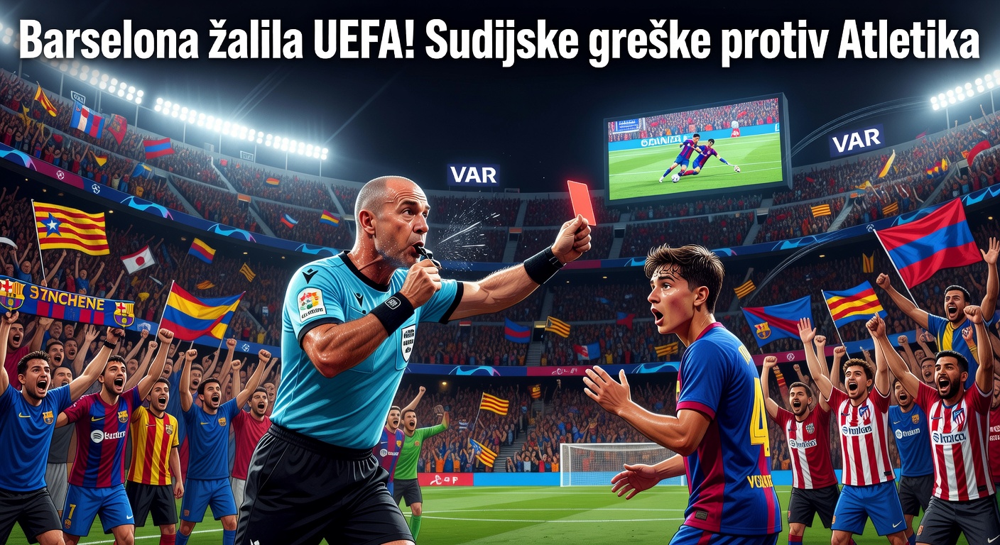 Barselona žalila UEFA! Sudijske greške protiv Atletika