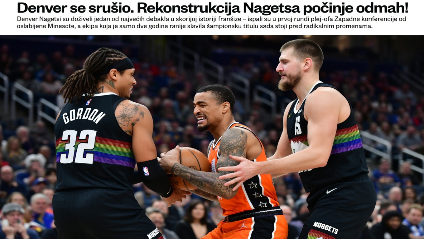 Denver se srušio. Rekonstrukcija Nagetsa počinje odmah!