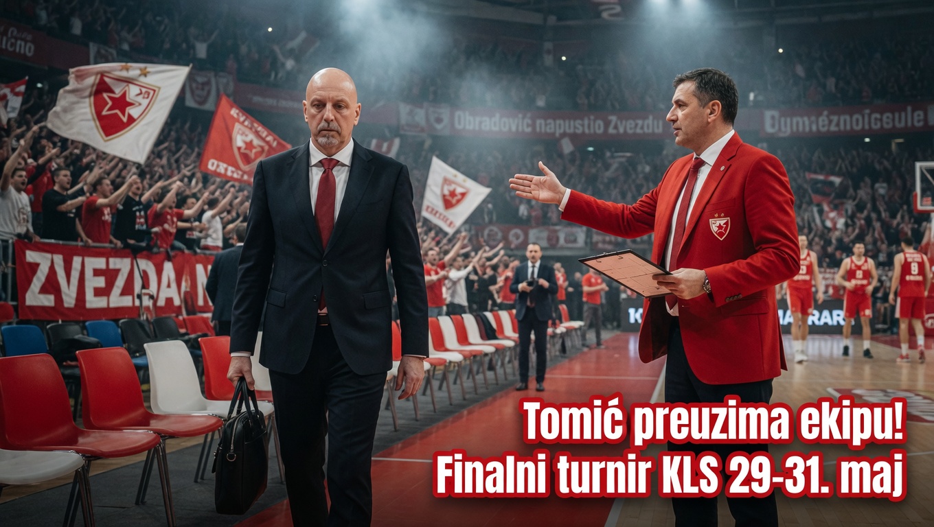 Obradović zvanično napustio Zvezdu. Tomić preuzima ekipu!