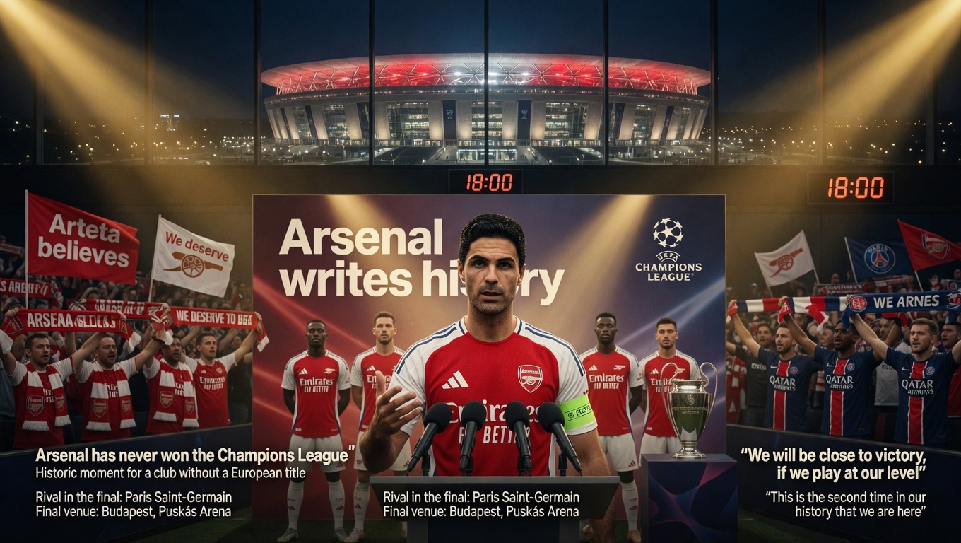 Arteta veruje: Arsenal piše istoriju u Budimpešti!