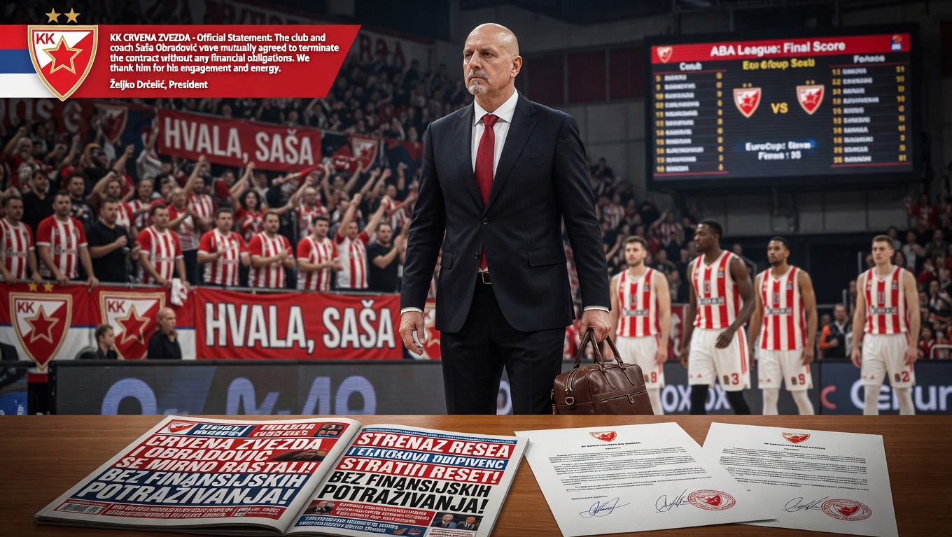 Crvena zvezda raskinula s Obradovićem. Bez finansijskih obaveza!