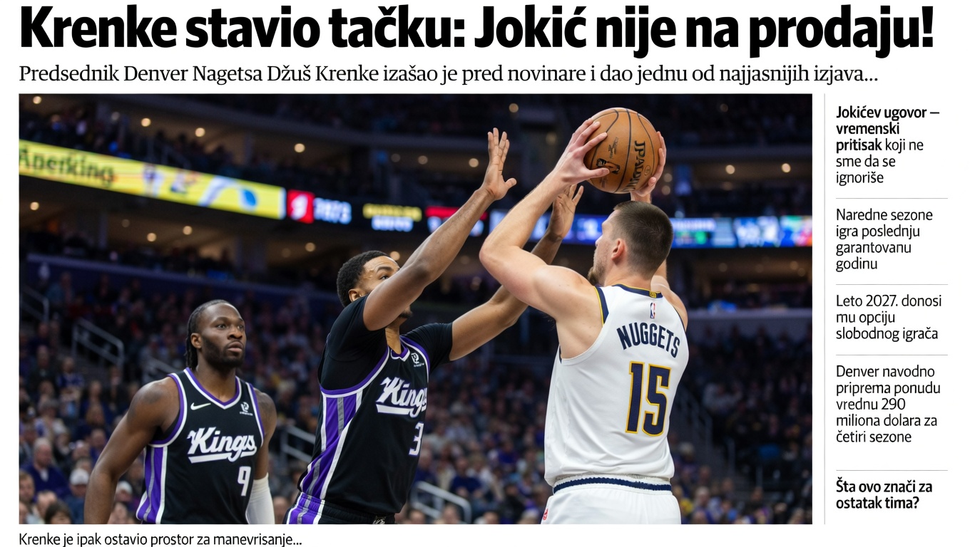 Krenke stavio tačku: Jokić nije na prodaju!