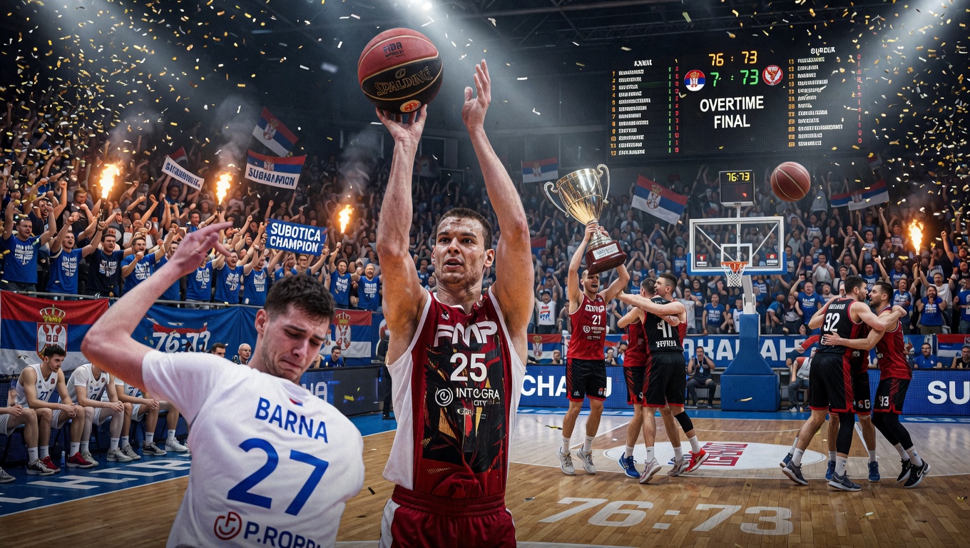 Spartak je šampion! Subotičani srušili FMP u produžetku!