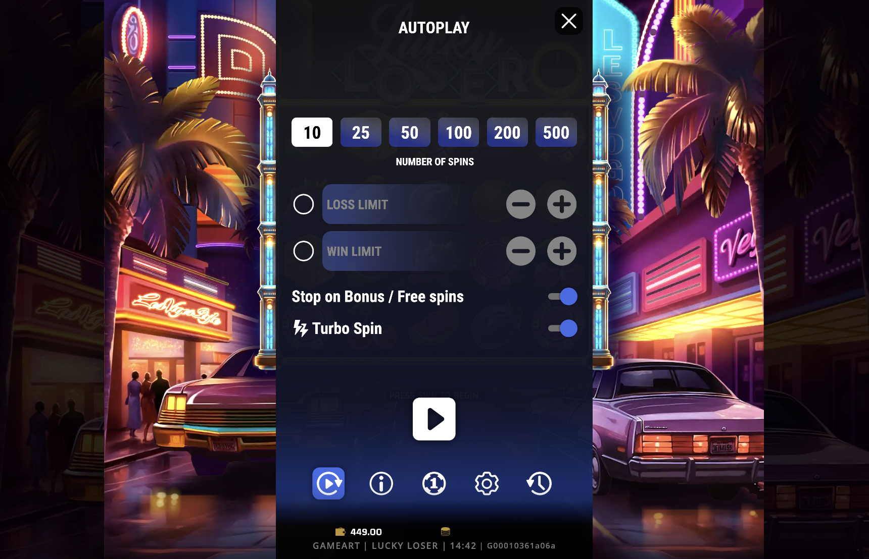 Lucky Loser Demo i Besplatna Igra