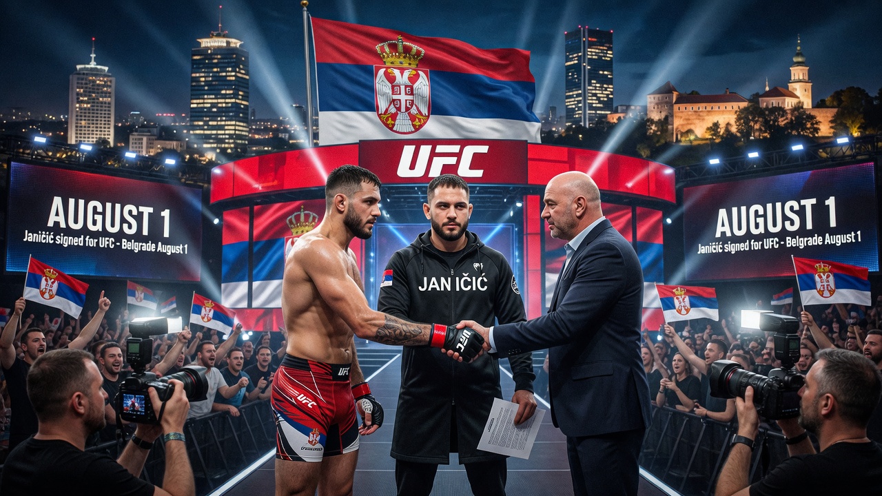 Janičić potpisao za UFC. Beograd će ga gledati prvog avgusta!