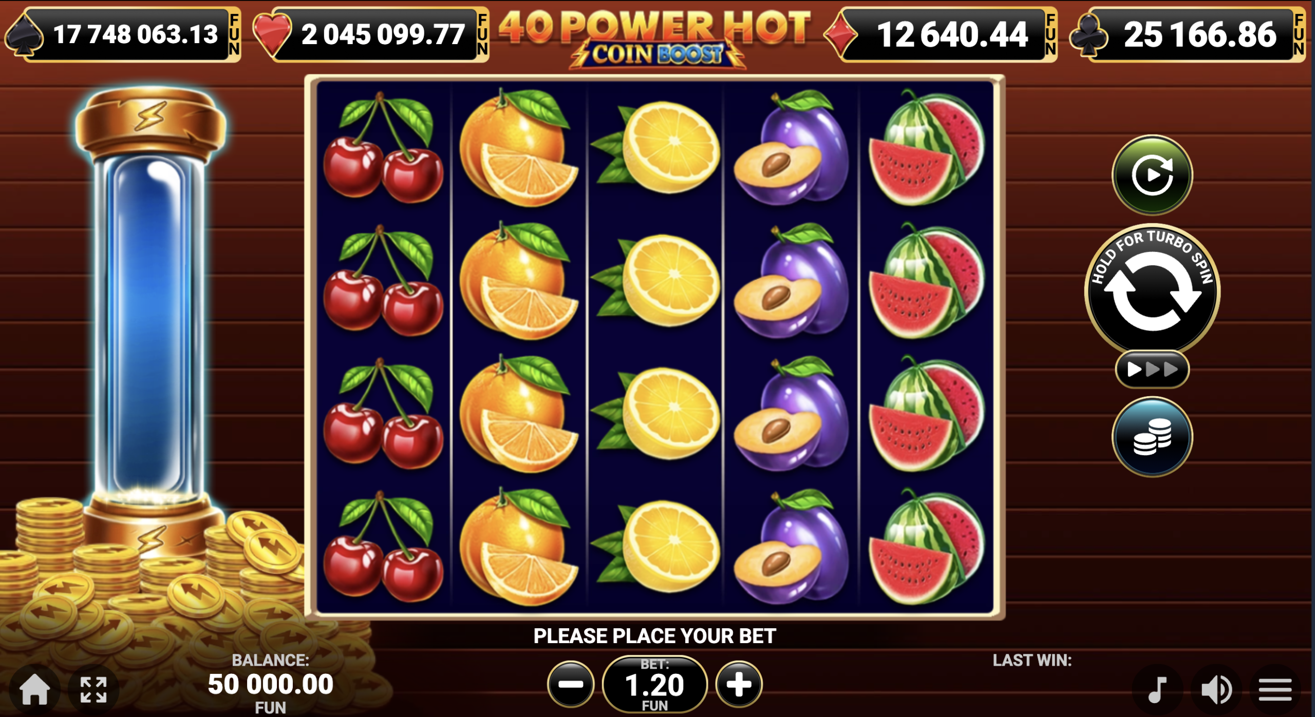 40 Power Hot Coin Boost