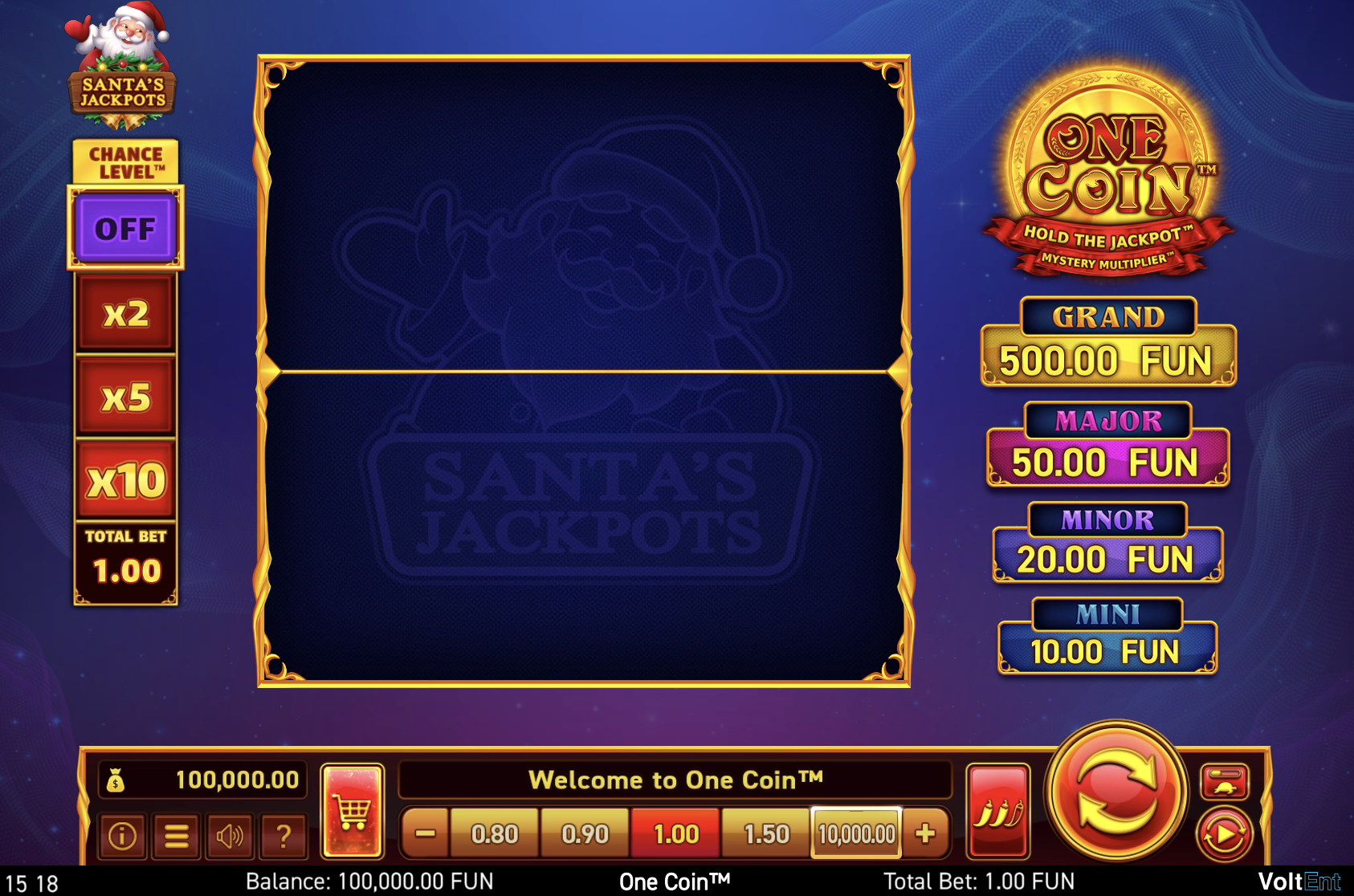One Coin™ Santas Jackpots