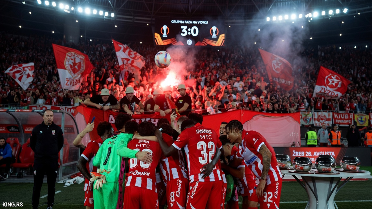 Zvezda razbila Plzenj, Liga Evrope na vidiku!