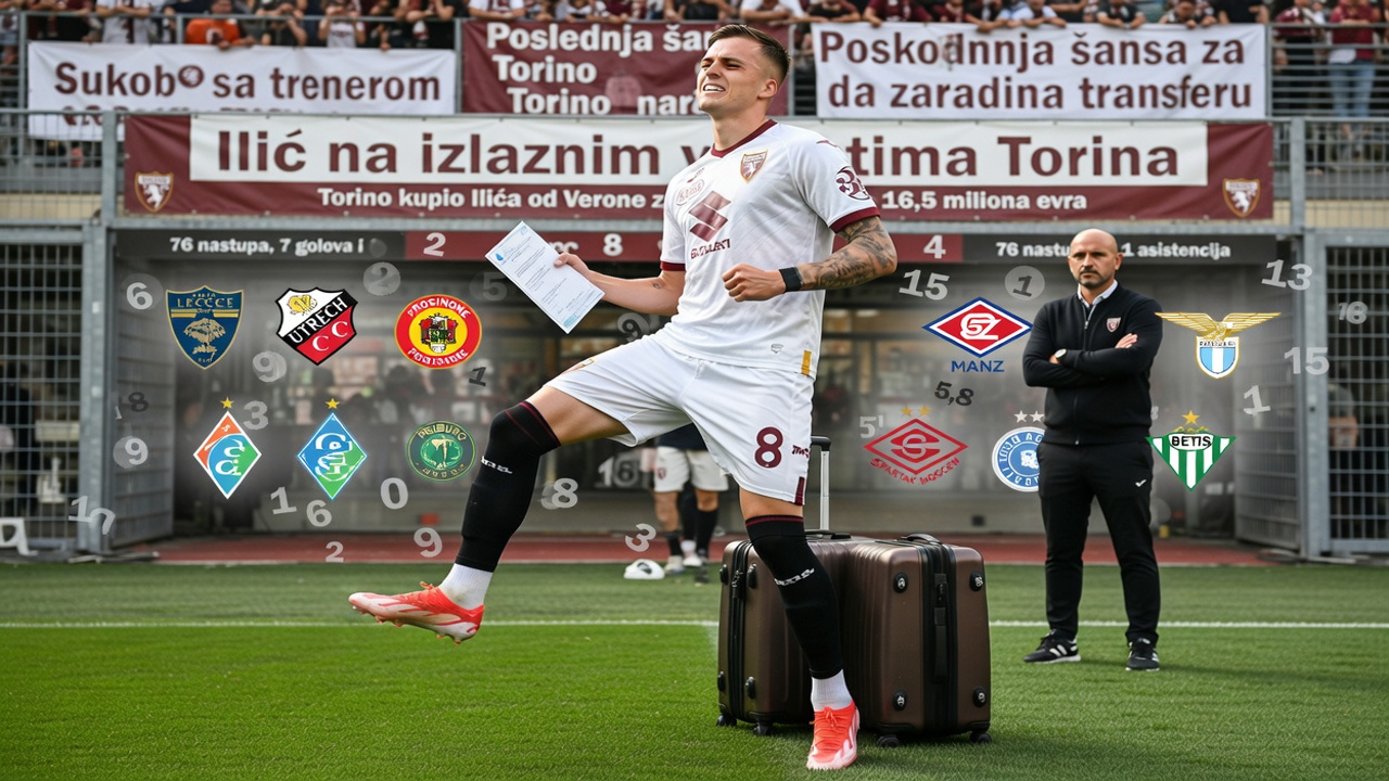 Ilić na izlaznim vratima Torina