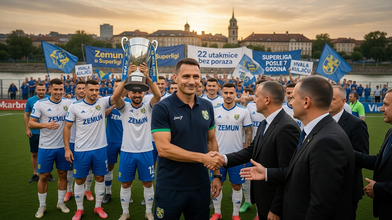 Zemun ostao bez trenera. Kuljić otišao posle bajke!