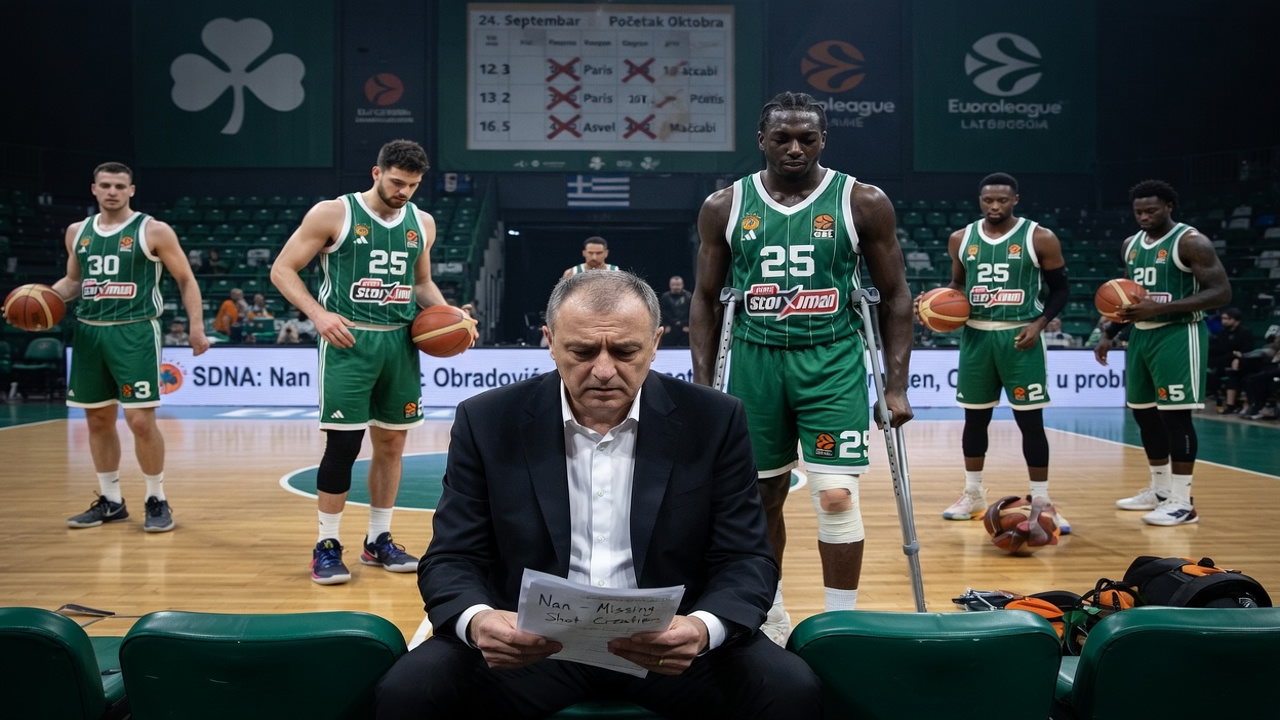 Nan povređen, Obradović u problemu