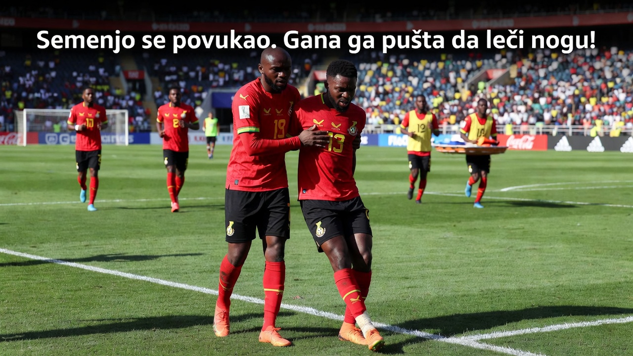 Semenjo se povukao. Gana ga pušta da leči nogu! Semenjo se povukao. Gana ga pušta da leči nogu!