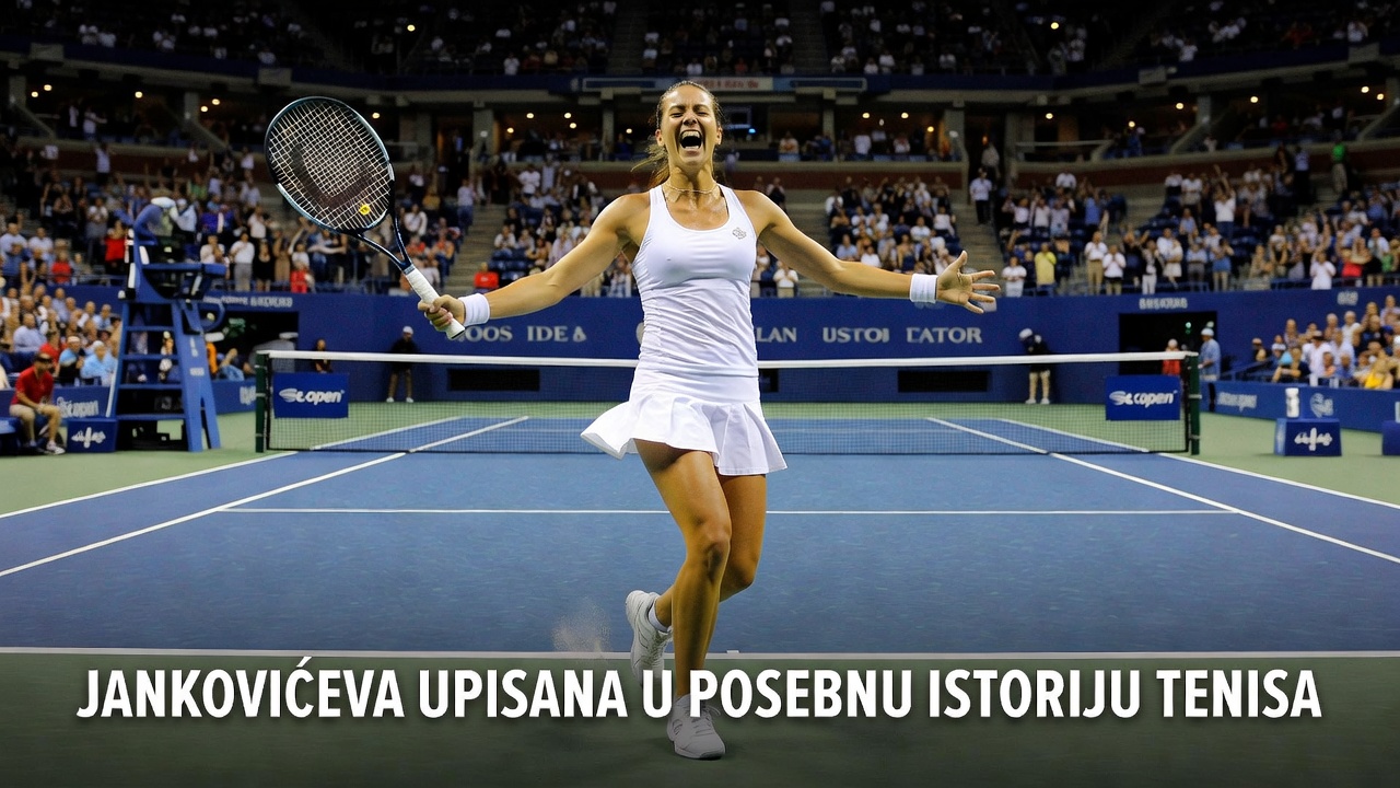 Jankovićeva upisana u posebnu istoriju tenisa Jankovićeva upisana u posebnu istoriju tenisa