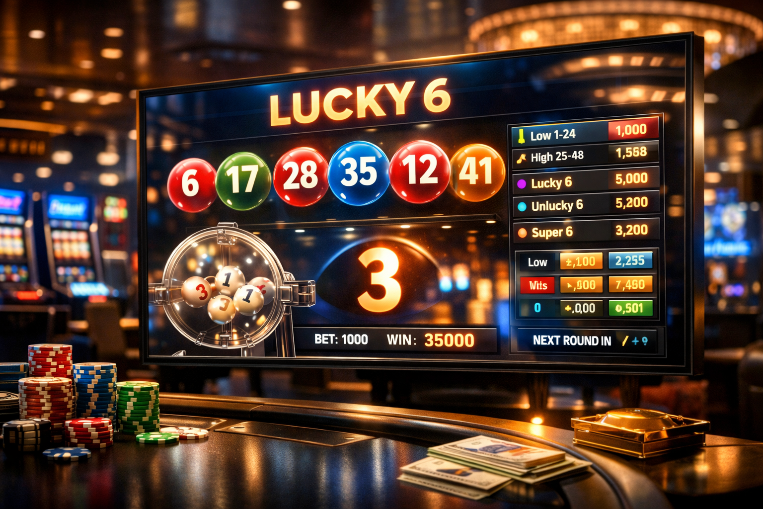 Kako se igra Lucky 6: pravila, opklade i dobici u King kazinu
