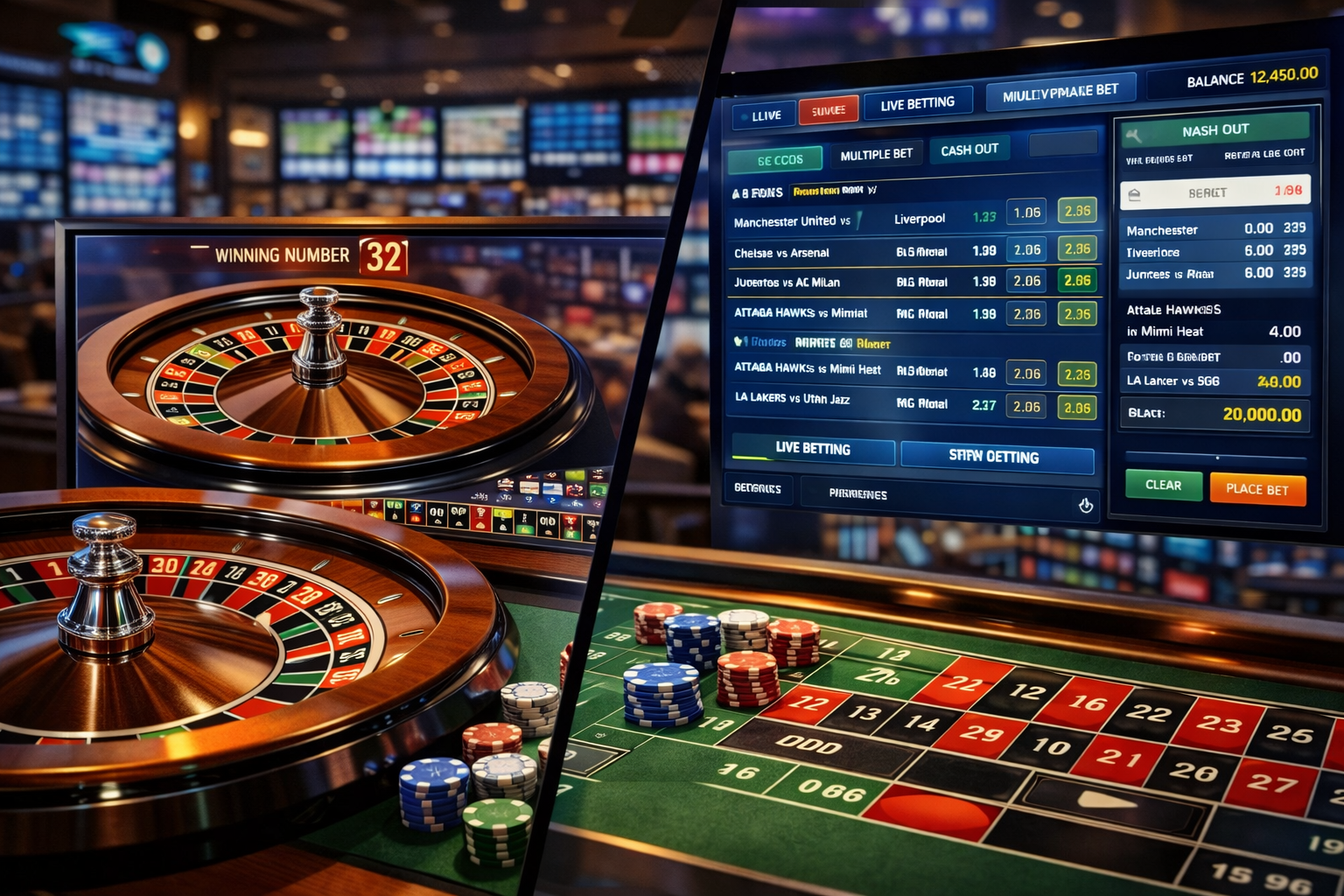Live rulet vs elektronski rulet