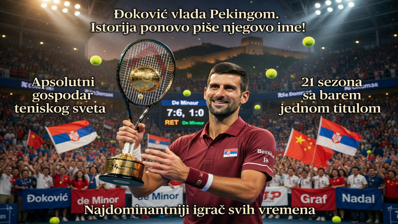Đoković vlada Pekingom. Istorija ponovo piše njegovo ime!