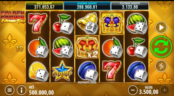 Golden Crown Extreme Dice
