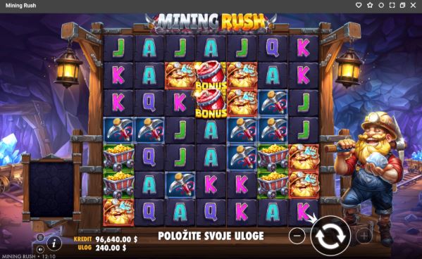 Kako Igrati Mining Rush Slot za Pravi Novac