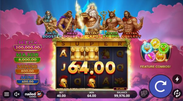 Kako Igrati Raging Gods: Olympus 2 POWER COMBO Slot za Pravi Novac