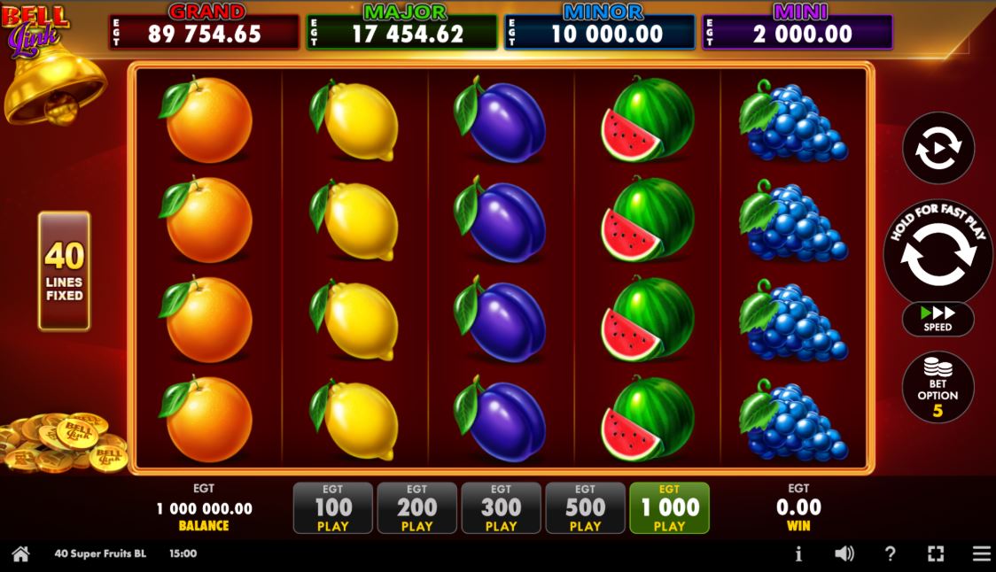 40 Super Fruits Bell Link