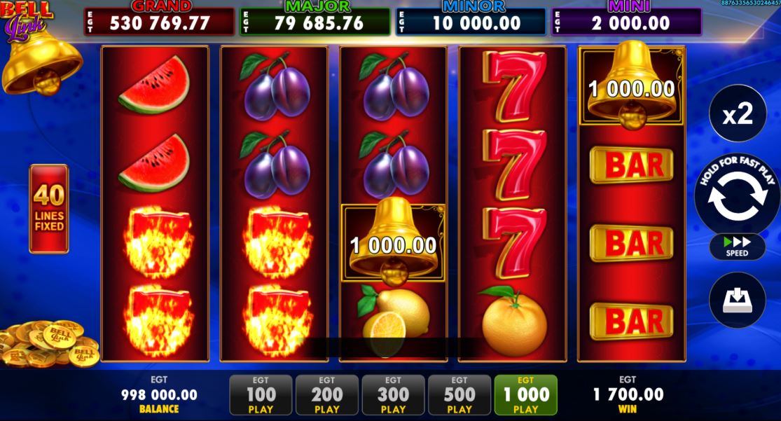 Bonusi i Posebne Funkcije Igre 40 Lucky King Extreme Bell Link