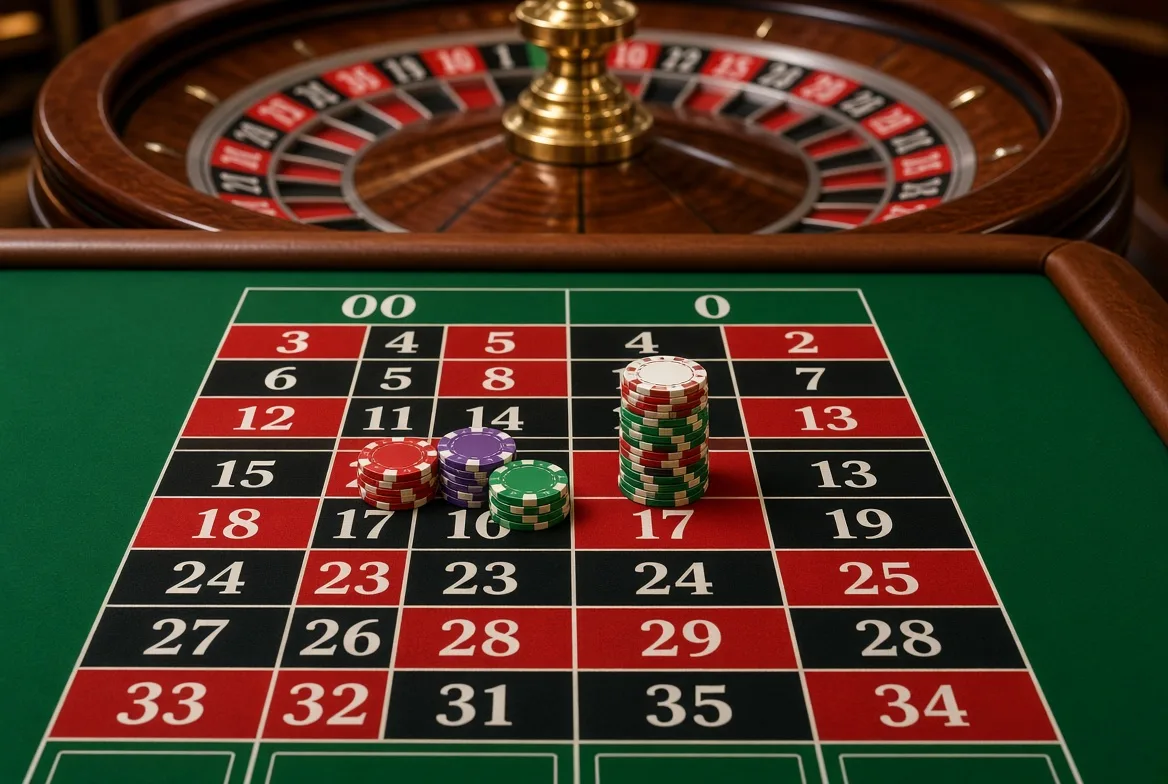 Primer igre American roulette sa konkretnim ulogom
