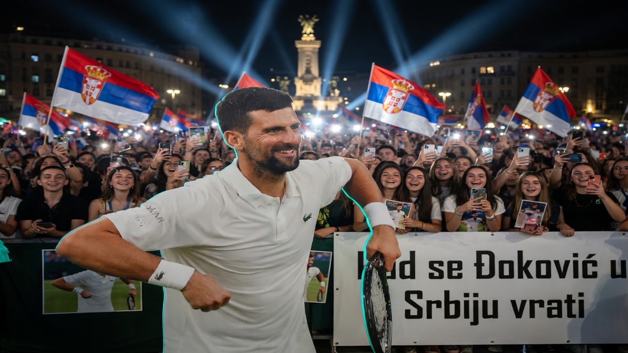 Đoković “pumpa” na Slaviji, Srbija oduševljena