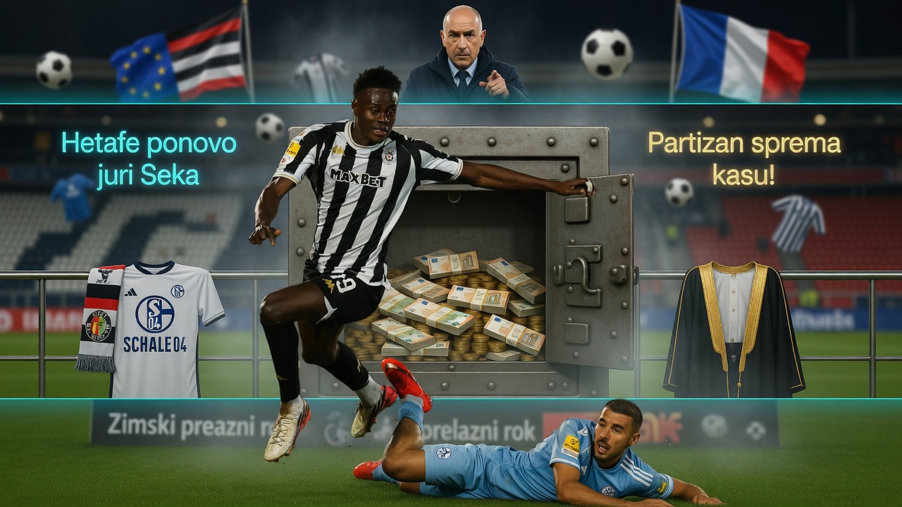Hetafe ponovo juri Seka. Partizan sprema kasu!