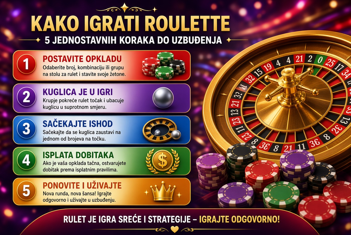 Kako se igra rulet korak po korak