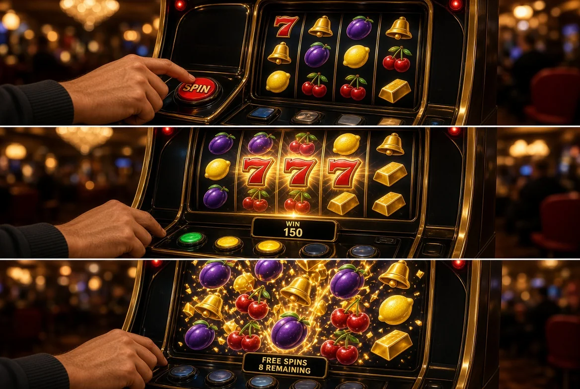 Kako se igraju slot aparati korak po korak