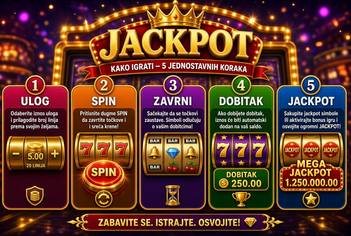 Kako se igra jackpot slot korak po korak